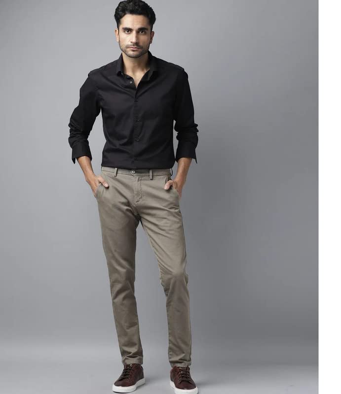 U TURN Slim Fit Casual Shirt for Men - Latest Stylish Shirt for Men - Black, Xx-Large - Image 4