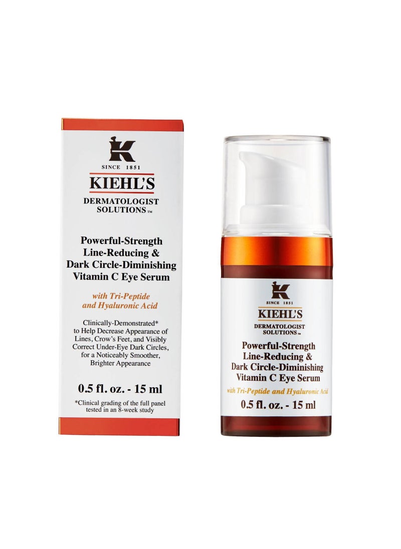 Kiehl's - Powerful-Strength Line-Reducing & Dark Circle-Diminishing Vitamin C Eye Serum 15ml - Image 1