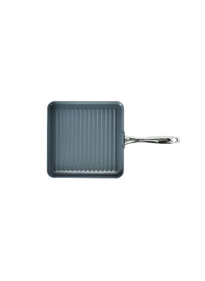 Cooks Standard Non-Stick Square Shaped Grill Pan Black 2 x 11 x 19 Inch  - Image 2