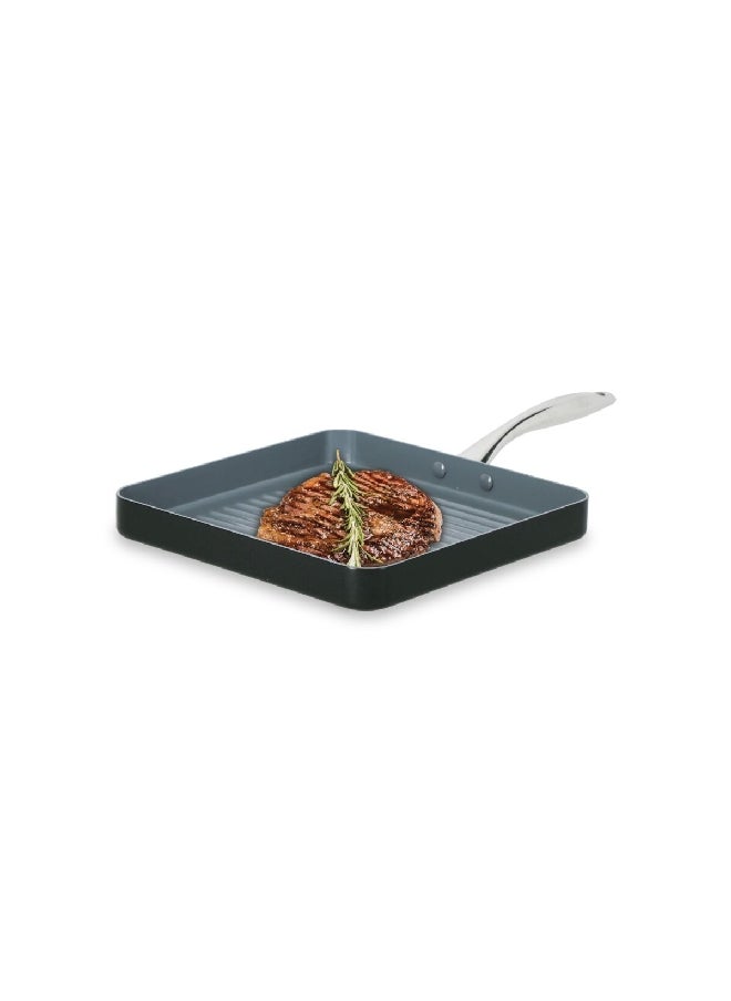 Cooks Standard Non-Stick Square Shaped Grill Pan Black 2 x 11 x 19 Inch  - Image 3