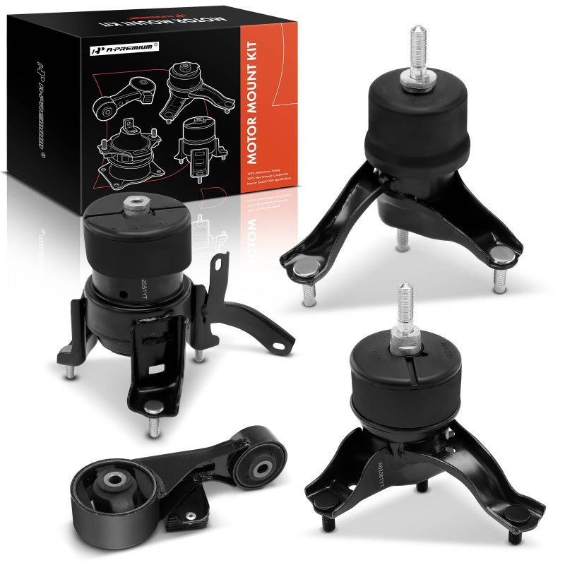 طقم دعم عزم المحرك APremium 4 قطع متوافق مع تويوتا كامري 2012-2016 أفالون 2013-2018 لكزس ES300h 2013-2017 2.5L ناقل حركة أوتوماتيكي CVT FULL HYBRID EVGAS