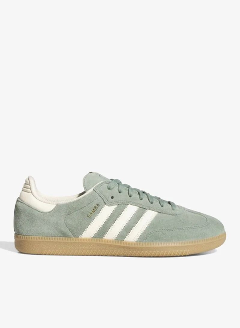 اديداس اوريجينالز أحذية أديداس سامبا  خضراء للجنسين أصلية