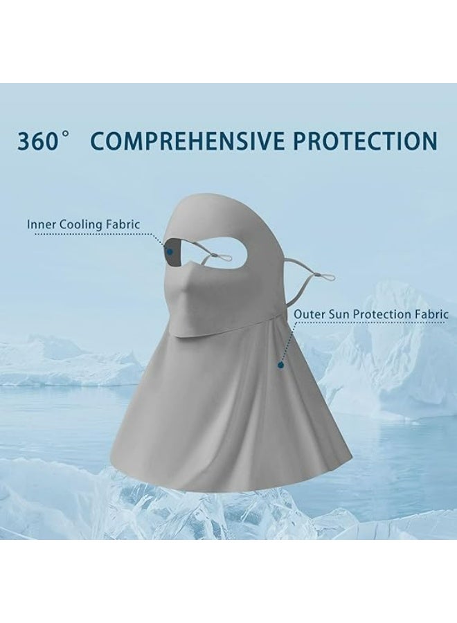 HaDoii 2-Pack UV Face Mask Convenient for Drinking Water, Cooling Face Cover for Sun Protection UPF 50+, Breathable Mask - Image 4