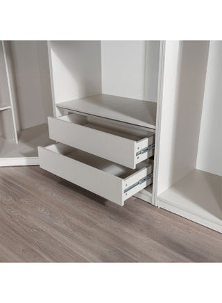 Infinity Set Of 2 Drawers Internal Module For 2 Door Wardrobe | Drawers Only For Wardrobe | Modern Design Storage For Bedroom L96.4xW48xH42.2cm - L.Taupe - pzsku/ZDAE191F25E3551AAA39AZ/45/_/1741260936/657cf108-8eef-4364-a4e2-a79f5c5d34ce