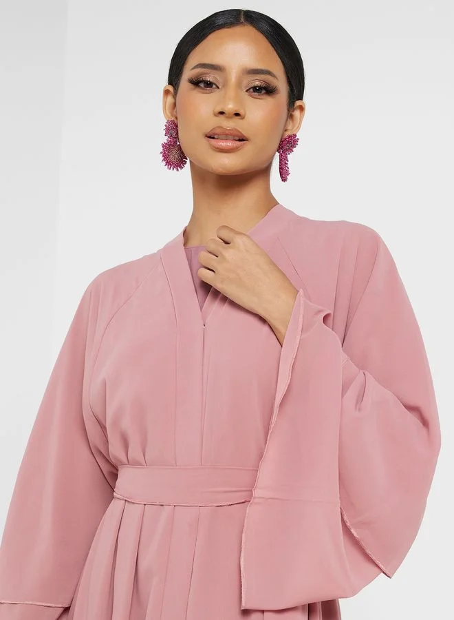 Khizana Layered Hem Abaya
