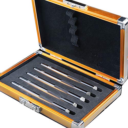 Saladulce Mohs Hardness Test Kit Mohs Hardness Picks 5 Pack Mohs Hardness Tester Industrial Mineral Identification Kit Gem Jade Jewelry 5-9 Scratch Tester - Image 1