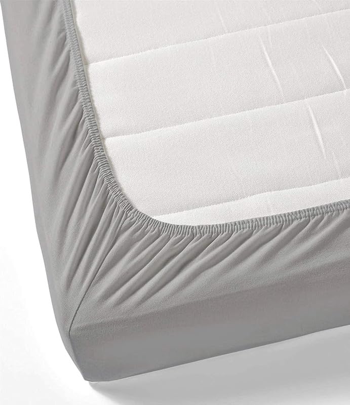 EASY BEDDING Super Soft Cooling Bamboo Bed Sheet Set 4 Piece 100 Bamboo Material Fits Up to 8 Deep Pocket Fitted SheetHotel Quality Bamboo BedsheetsLight Grey SolidKing Size - Image 3