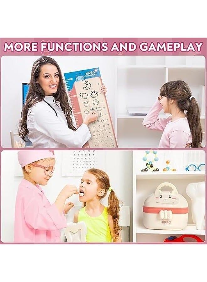 DURKU Children's Dentist Kit - 50+ Piece Doctor Pretend Play Set for Girls, Educational Toy, Birthday Gift, Role Play Toys, Dentist Toys for Girls - Image 3