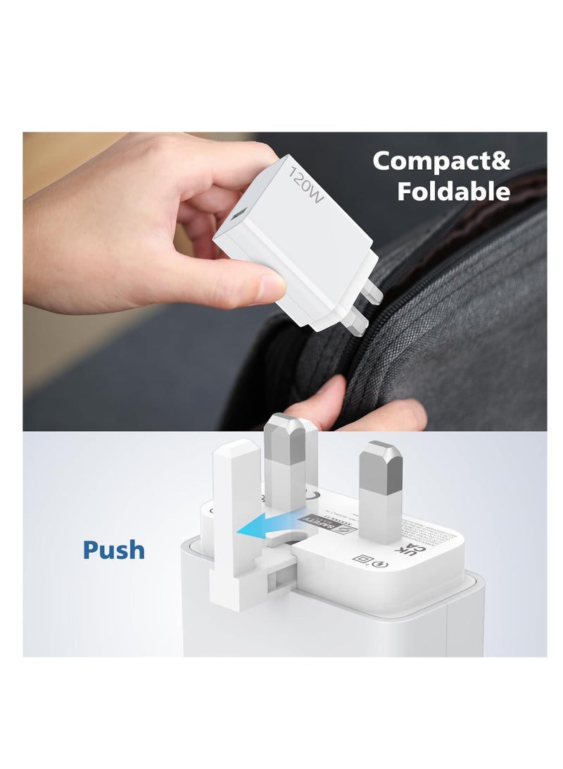 3A/1M 120W Charge Cable, UK Wall Charge, USB C Cable, Turbo Charging for Xiaomi 15 14 Ultra 13T Pro 13 12T 12 Pro 11T Redmi Note 14 13 12 Pro 11 Mi 11 POCO X7 X6 X5 X4 Redmi K80 K70 K60 - Image 2