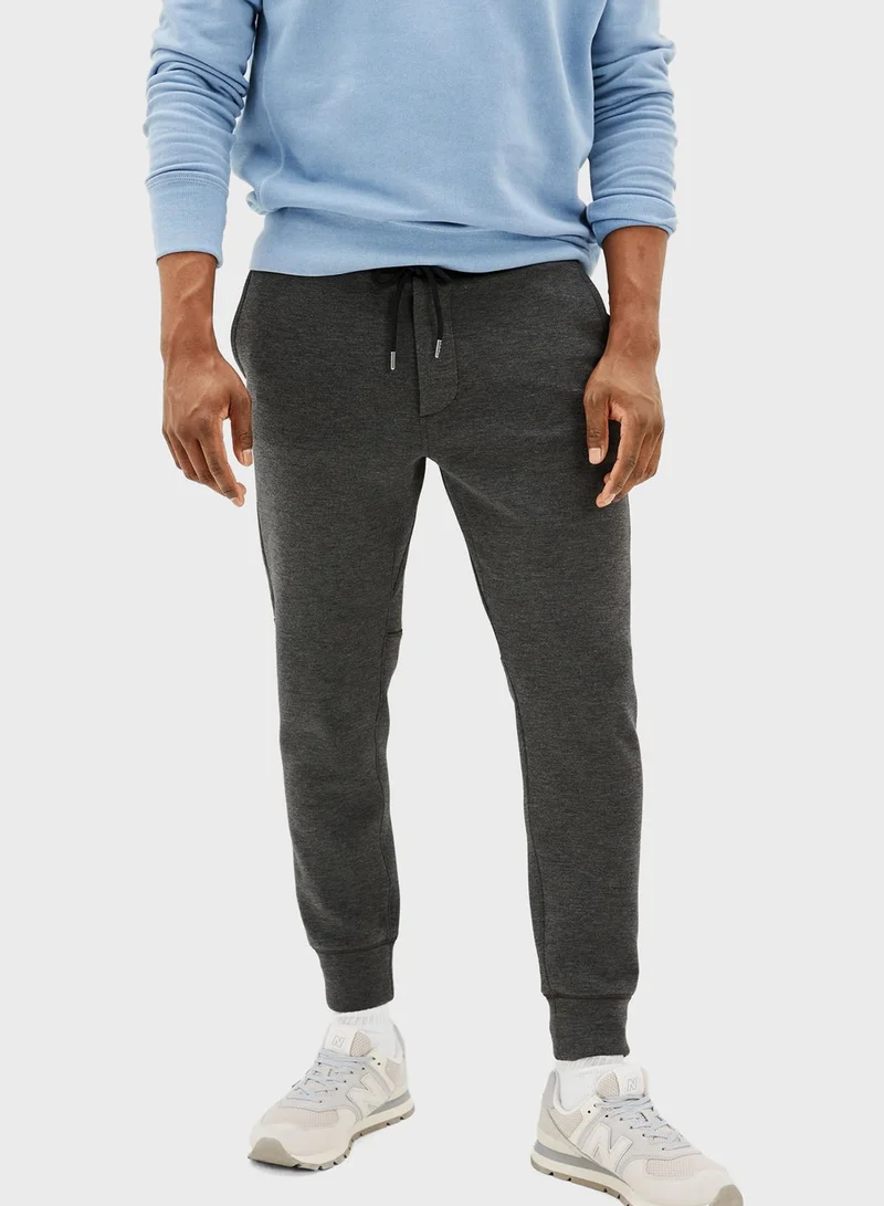 Drawstring Cuffed Sweatpants