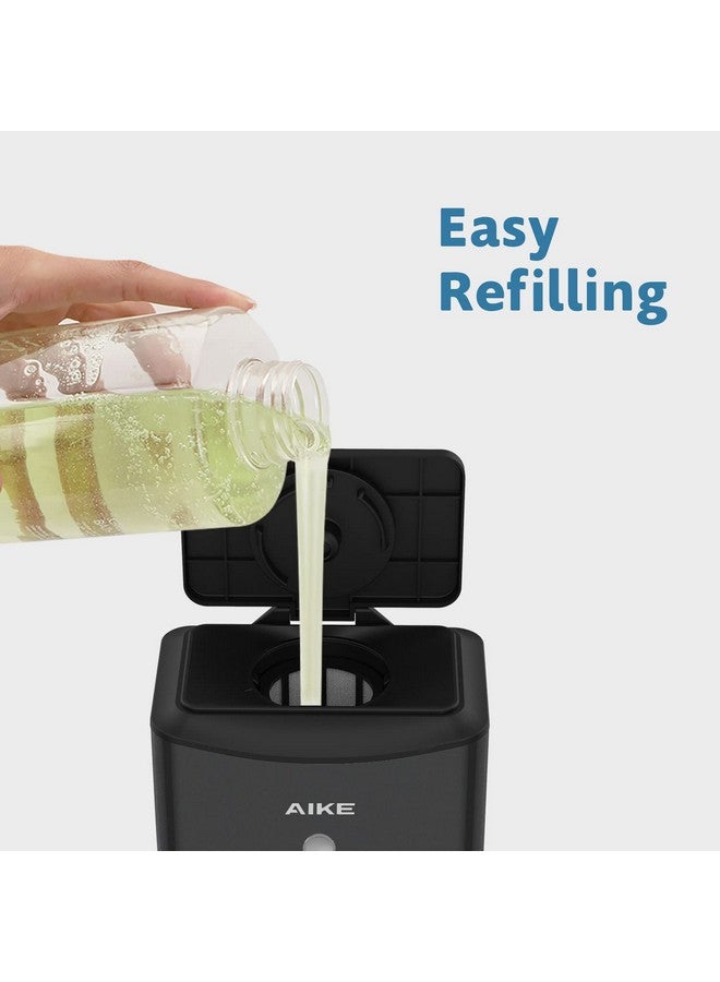 AIKE Automatic Soap Dispenser Commercial Wall Mounted Liquid Dispenser Matte Black Finish 1100ml Large Capacity - Image 3