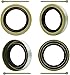 RV Murts 4 Double Lip Grease Seals ID 1249 x OD 1983 for 20002200 lbs Trailer Axle Dexter Replacement Sealer as 12192TB 203029 for Spindles Hub Wheel Electric Brake Assemblies for Boat Trailers - Image 2
