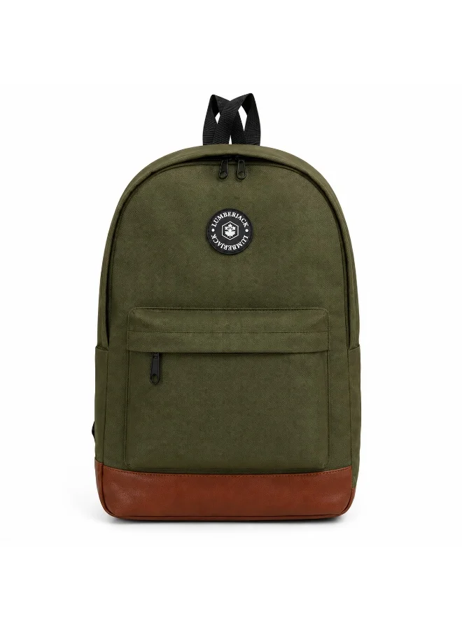 Lumberjack Lumberjack 16L Backpack for Men & Women, Lightweight Everyday Bag with Laptop Compartment, Front Pocket & Durable Polyester