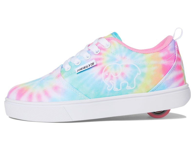 HEELYS Youth Girls Pro 20 Prints Ivory Ella Wheels Skate Sneaker Shoes (3, Tie-dye/Multi, Numeric_3) - Image 4