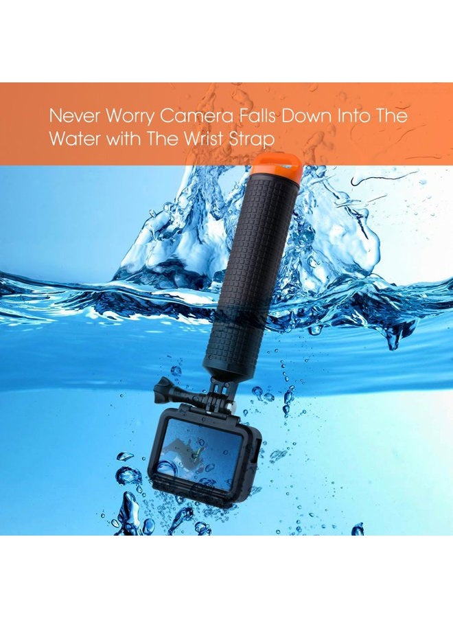 LUXEBELL Waterproof Floating Hand Grip, Pole Mount for Gopro Hero 7 6 5 Session 4 3+ 3 2 1, Handle Mount Accessories for Action Camera - Image 2