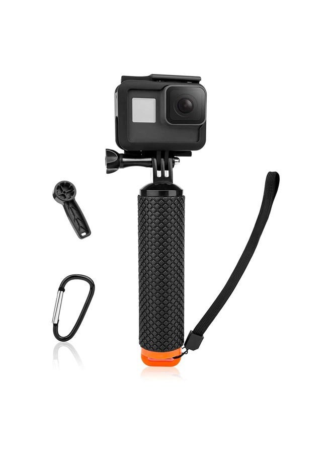 LUXEBELL Waterproof Floating Hand Grip, Pole Mount for Gopro Hero 7 6 5 Session 4 3+ 3 2 1, Handle Mount Accessories for Action Camera - Image 1