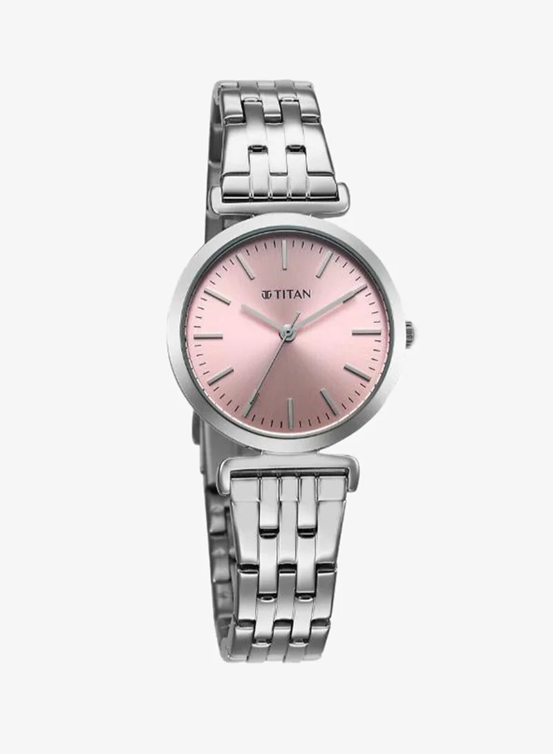 Titan Women's Stainless Steel Analog Watch 95321SM01 - 30 mm