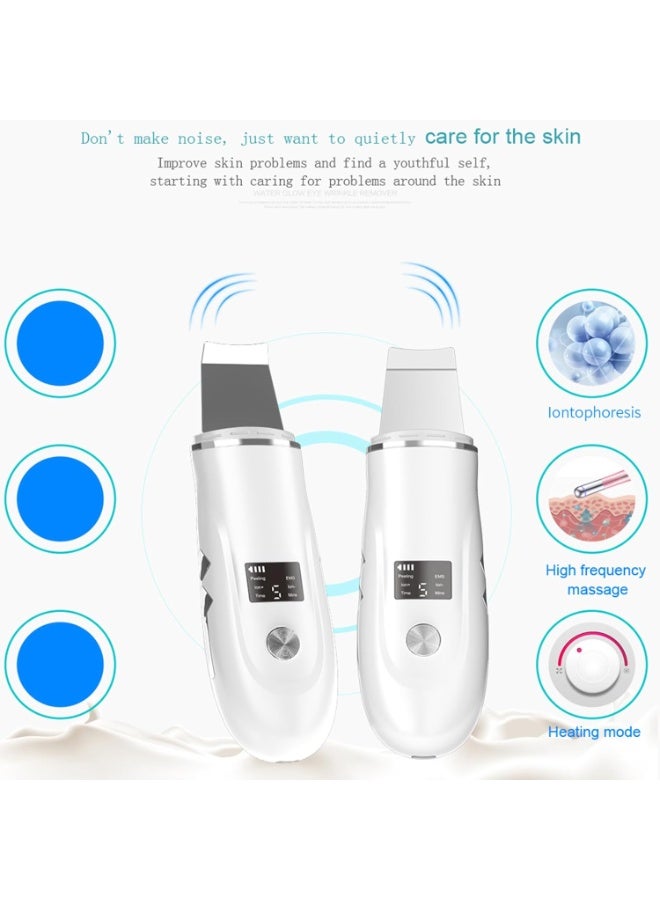 Ultrasonic Skin Scrubber – Deep Facial Cleansing Spatula with 4 Modes, Blackhead & Pore Cleaner for Smoother, Healthier Skin - Image 2