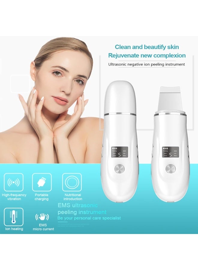 Ultrasonic Skin Scrubber – Deep Facial Cleansing Spatula with 4 Modes, Blackhead & Pore Cleaner for Smoother, Healthier Skin - Image 4