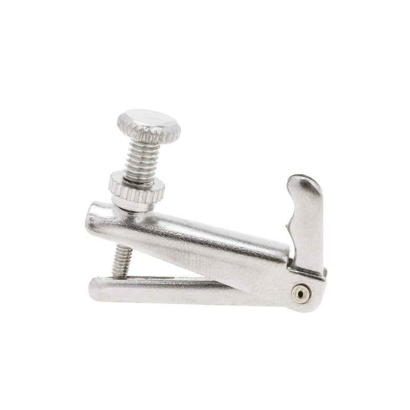 Geesatis Geesatis Violin Fine Tuner for 3/4 4/4 Violin 4 Pcs Violin Metal String Adjuster, Silver  - Image 2