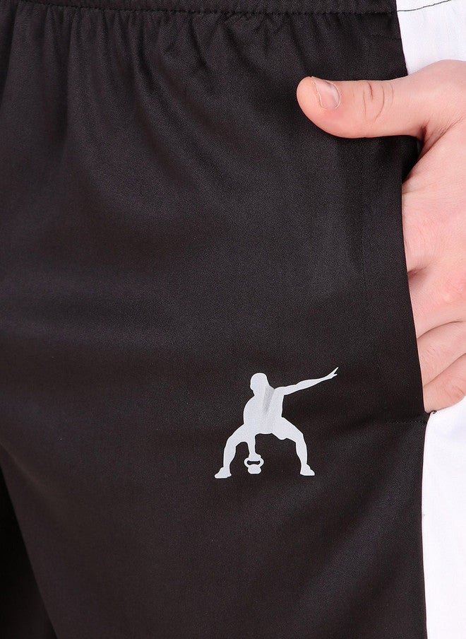 PREEN Black Solid T-Shirt & Shorts Co-Ord Set - Image 3