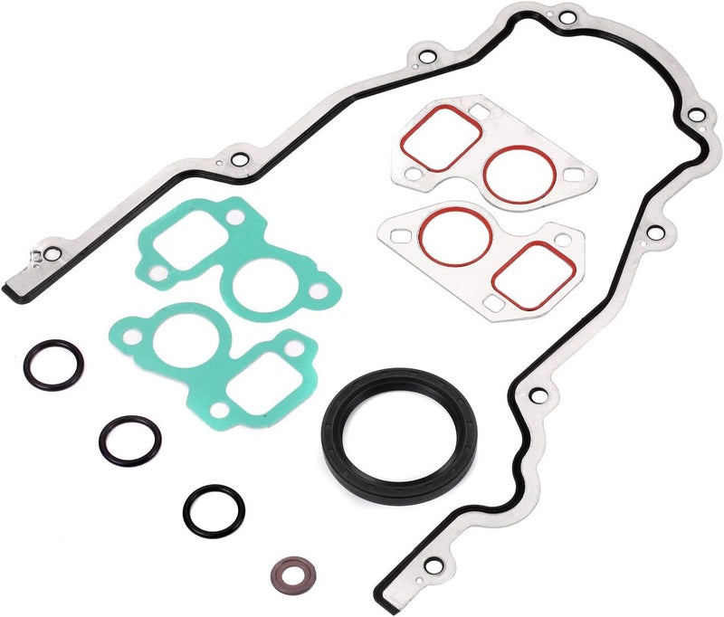 LIMICAR Timing Cover Set Water Pump Gaskets Crankshaft Seal TCS45993 Compatible with GM LS LS1 LS6 LS2 LS3 LQ9 LQ4 4.8 5.3 5.7 6.0 - Image 2