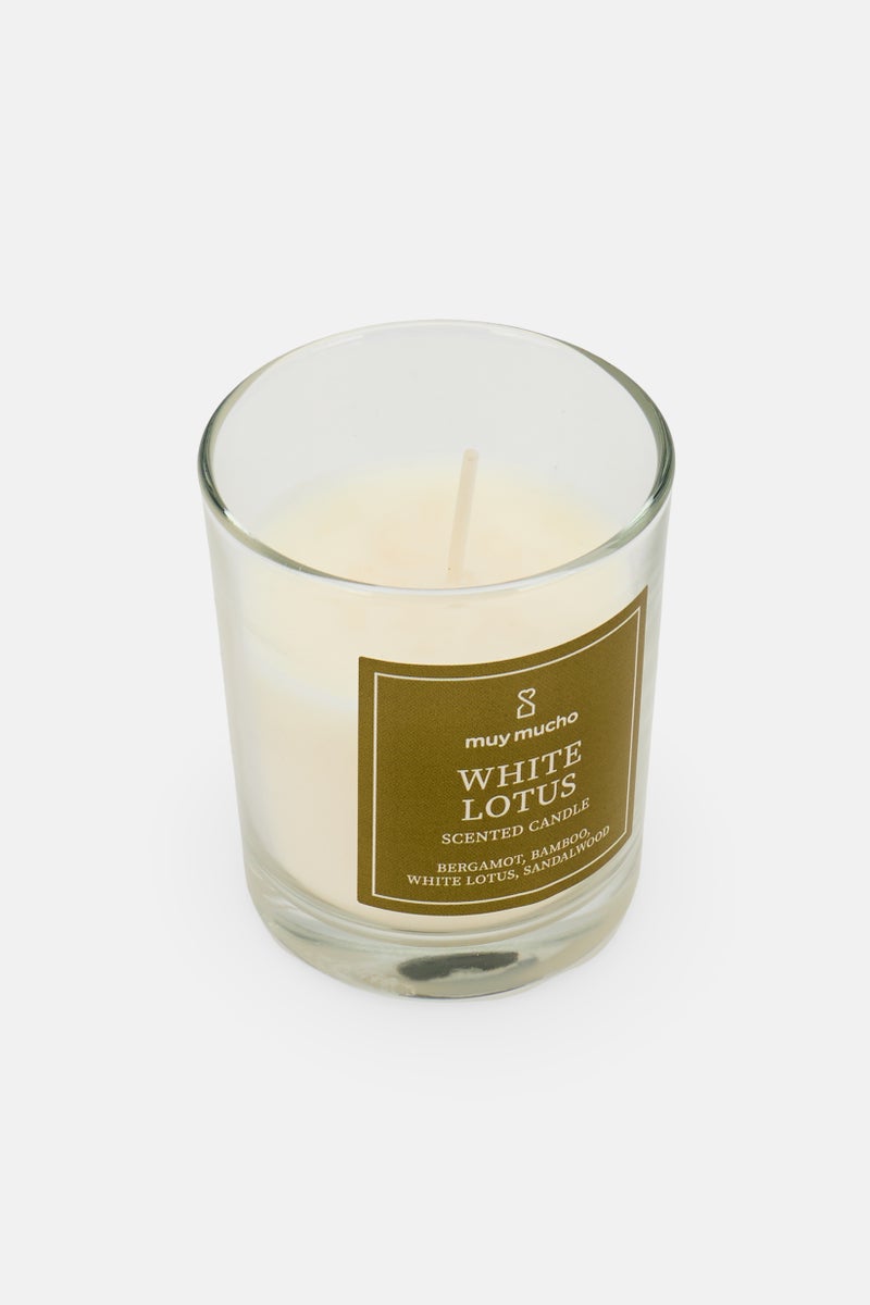 Muy Mucho White Lotus Scented Candle, 110g - Image 3
