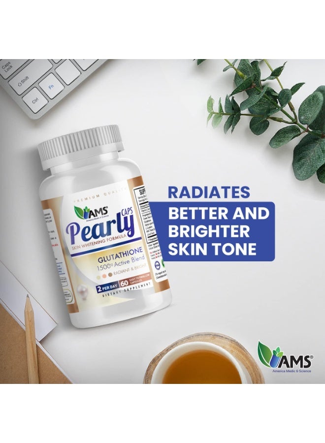 AMS Pearly Skin Whitening Formula - 60 Capsules - Image 3