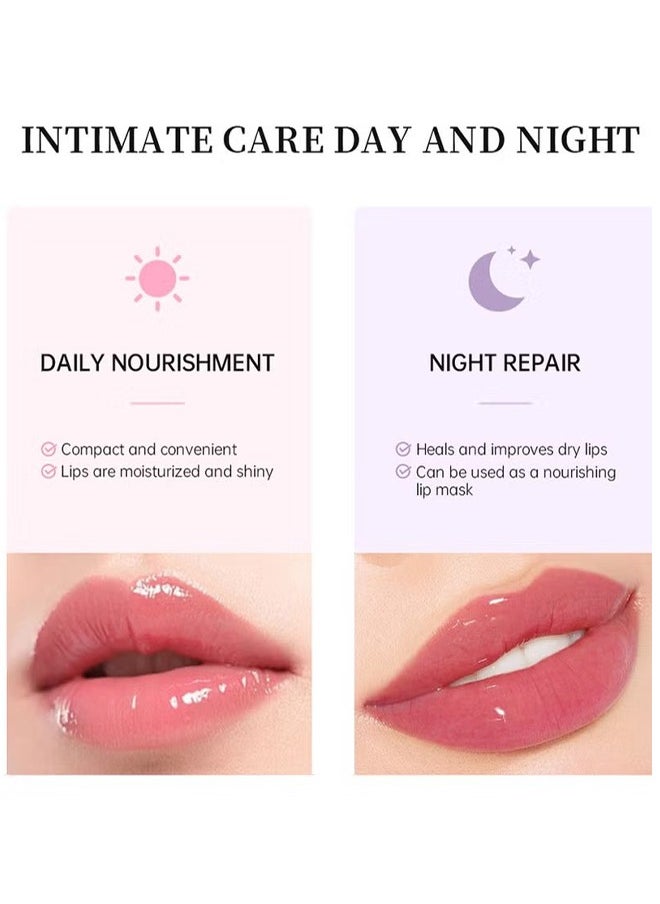 lakerain - Summer Special Lip Balm Butter, Reduce Lip Lines, Soothing Moisturizing Tinted Lip Mask, Repair Dry Cracks Lip Oil - Cake 04(15G/0.5 OZ) - Image 1