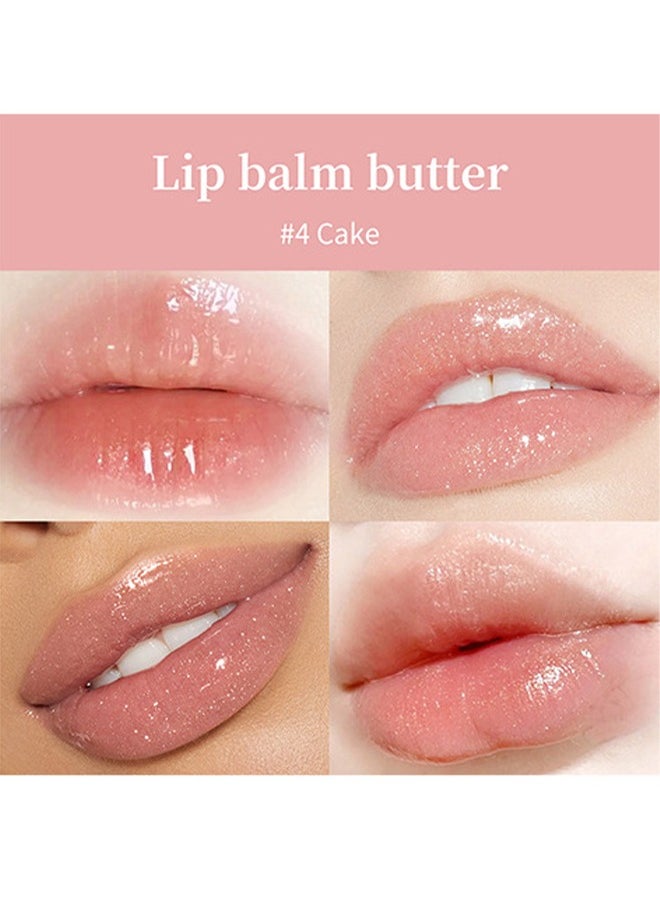 lakerain - Summer Special Lip Balm Butter, Reduce Lip Lines, Soothing Moisturizing Tinted Lip Mask, Repair Dry Cracks Lip Oil - Cake 04(15G/0.5 OZ) - Image 1