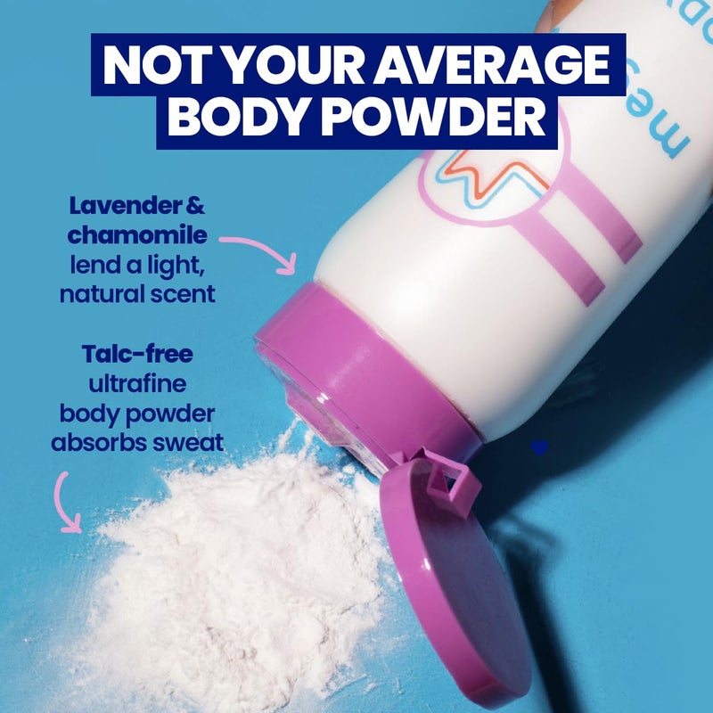 Megababe Sweat Absorbing Body Powder - Body Dust | with Lavender & Aloe | Talc-Free, All Natural | 6 oz - Image 2