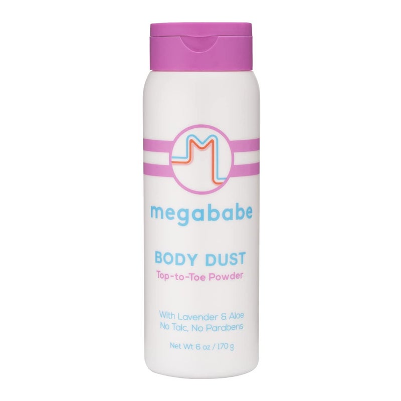 Megababe Sweat Absorbing Body Powder - Body Dust | with Lavender & Aloe | Talc-Free, All Natural | 6 oz - Image 1