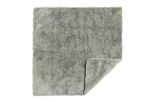 CARCAREZ Microfiber Towels for Cars, Car Drying Wash Detailing Towel with Plush Edgeless Microfiber Cloth (Grey) - Image 4