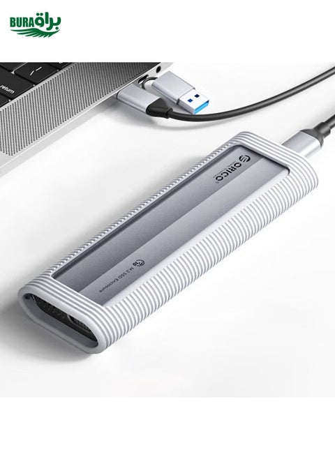 ORICO AXM2S-G2 10Gbps M.2 NVMe SSD Enclosure with 2 in 1 Type-C + USB-A Data Cable