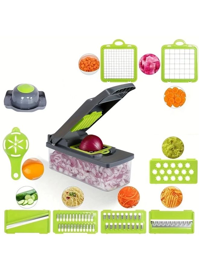 قطاعة الخضروات متعددة الاستخدام للتقطيع والتشريح والبرش لاستخدام المطعم والمطبخ - Image 1