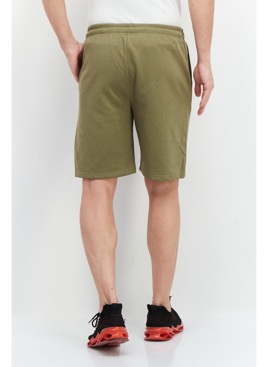 Nordland Men Regular Fit Drawstring Basic Short, Light Olive  - Image 3