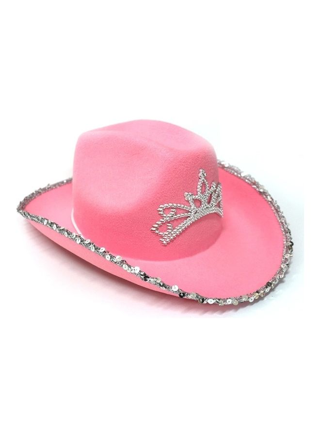 نيبمينينت Drawstring Roll Brim Crown Cowboy Hat for Women and Children - Image 2