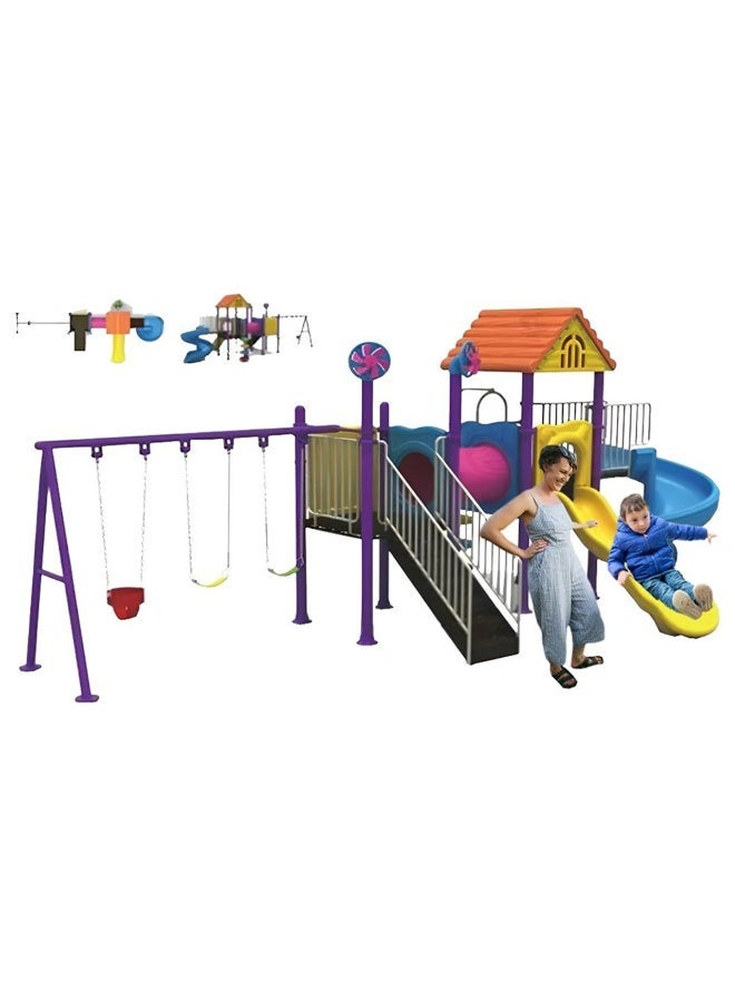 MYTS Peggy Play center With Swing & Slides & Crawling Kids - Image 4