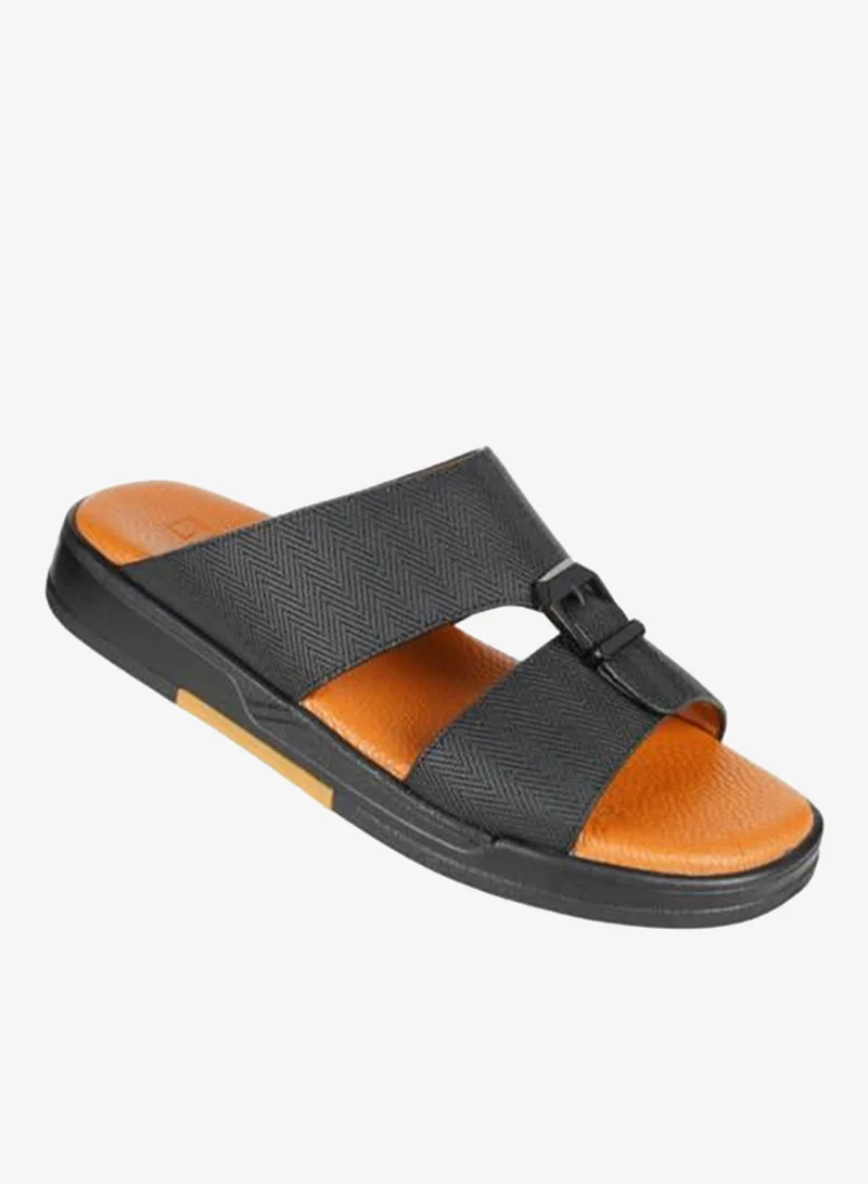 Barjeel Uno 008-3657 Barjeel Uno Mens Arabic Sandals MSA124 Black