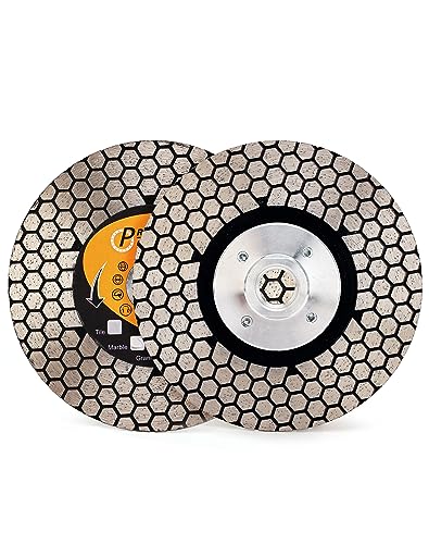 PANFREET 4.5" Diamond Porcelain Tile Saw Blade,Super Tile Grinding Blade with 5/8"-11 Female Thread for Granite Marble Porcelain Ceramic Tiles - Image 1