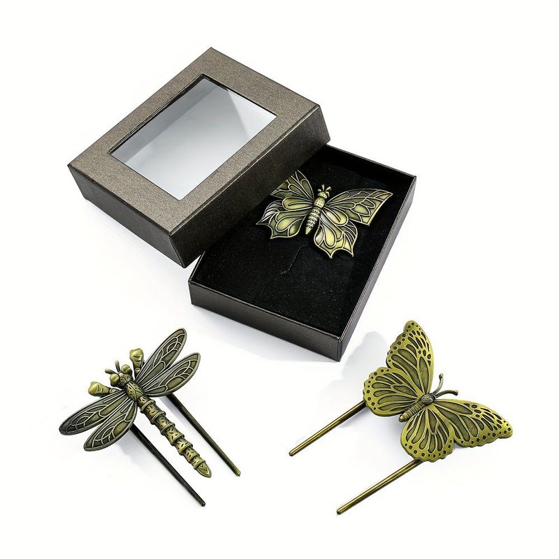 An Antique Copper Insect Book Clip And Bookmark Made Of Metal In Style HE053 Plus SQ0161 Presented In A Single Elegant Gift Box Perfect For Everyday Study Office Use And Enhancing Your Reading Experience - Image 3
