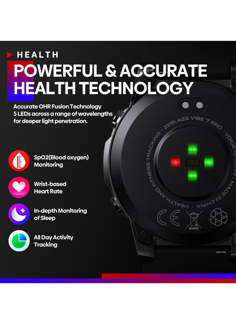 Zeblaze - Zeblaze VIBE 7PRO 1.43 inch AMOLED Display High Fidelity Bluetooth Call Smartwatch - Image 1