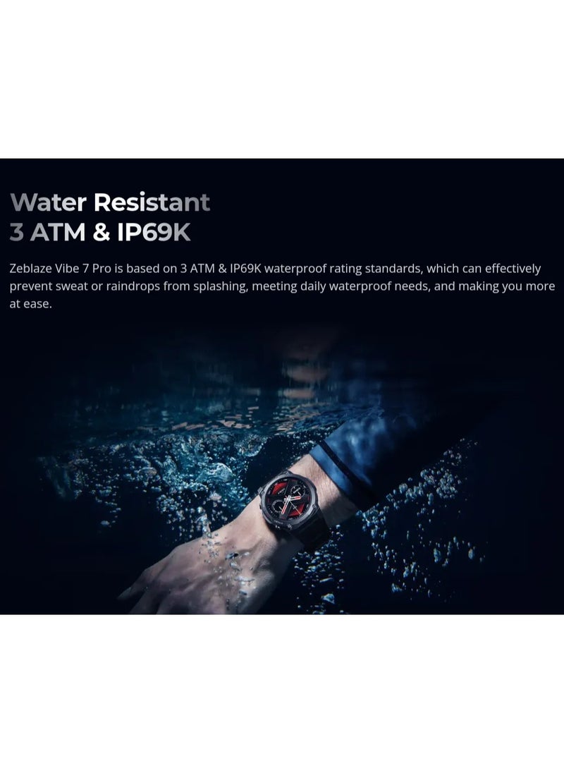 Zeblaze - Zeblaze VIBE 7PRO 1.43 inch AMOLED Display High Fidelity Bluetooth Call Smartwatch - Image 1
