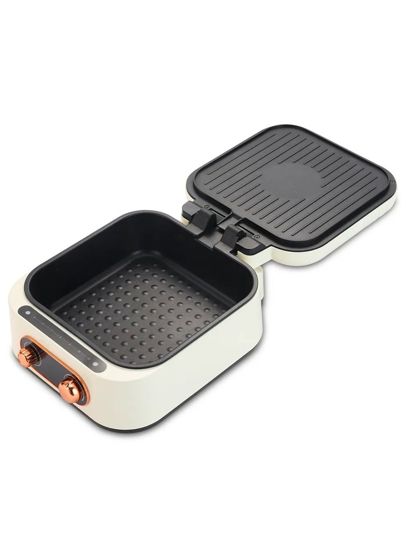 لاك متعددة الوظائف الكهربائية مقلاة خبز آلة فطيرة منزلية إناء/ قدر القلي غير عصا طباخ - Image 2