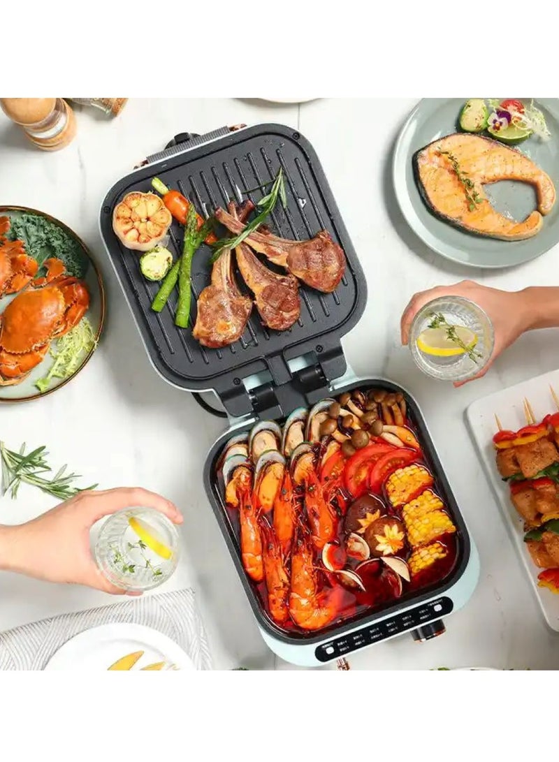 لاك متعددة الوظائف الكهربائية مقلاة خبز آلة فطيرة منزلية إناء/ قدر القلي غير عصا طباخ - Image 4