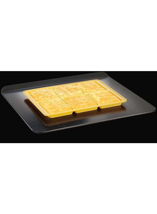 tescoma Delicia 6 Waffle Mould Yellow 21x27cm - Image 3