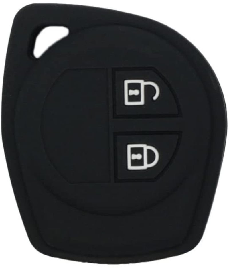 Shopoflux Silicone Key Cover Compatible with Maruti Suzuki Swift | Wagonr | Baleno | Celerio | Swift Dzire | Ertiga | Alto | Fronx | Breza | S Presso | Ignis (Black + Pink) - Image 4