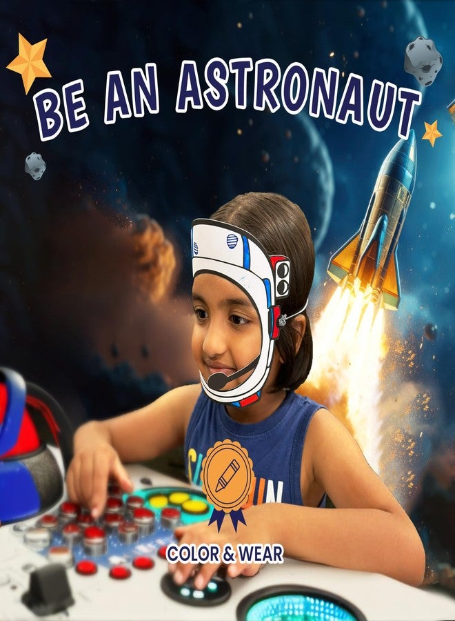 The Curious Bees Space Safari 4-in-1 Craft Box for Kids | Solar System Mobile, Astronaut Mask, Rocket Craft, Constellation DIY | Creative & Educational Space Activities|Age Group: 4-8 Years,Multicolor - Image 3