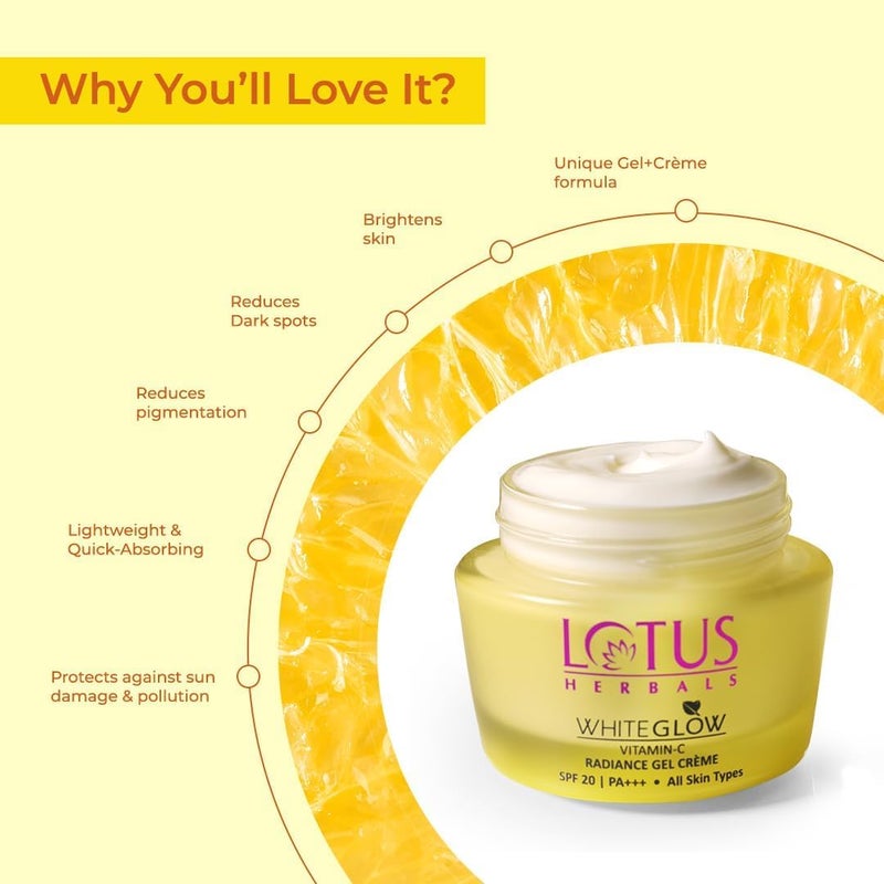 Lotus Herbals WhiteGlow Vitamin C Radiance Cream - Image 3