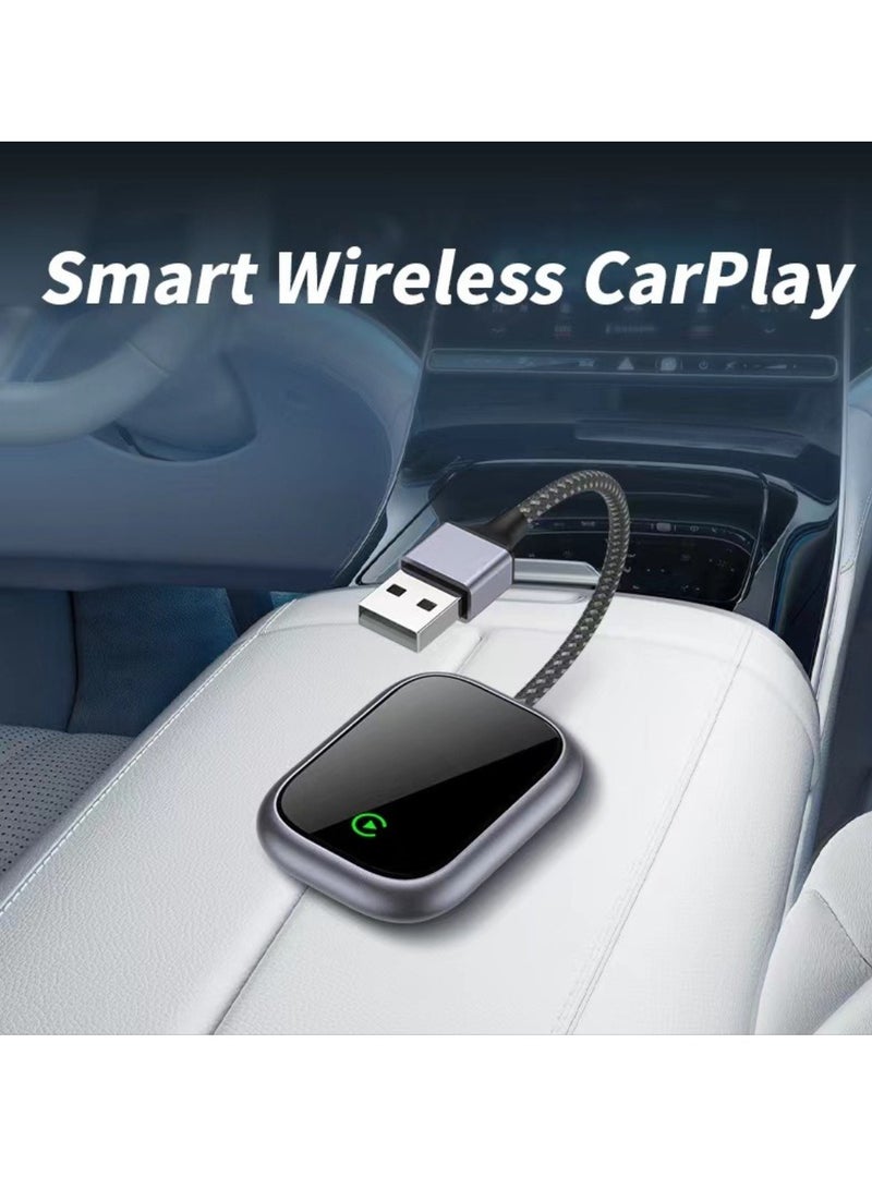 Wireless Carplay Adapter, Compact And Durable Car Multimedia Player, Fast And Stable Mini Car Play Adapter, Durable Auto Dongle For Vehicle, (1pc, For Android And Applle (Two In One)) - Image 2